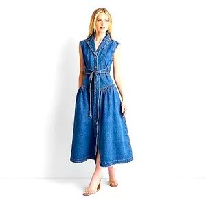 Jenee Naylor Future Collection denim dress